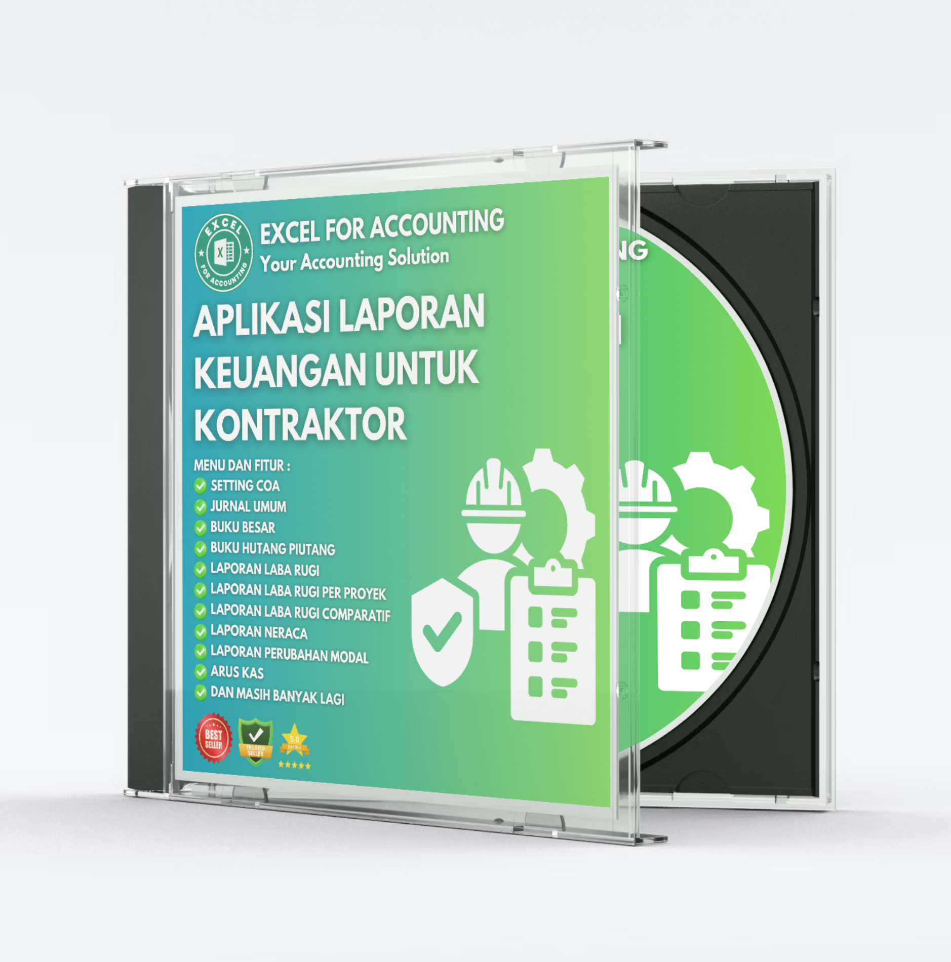 Aplikasi Excel Akuntansi/Laporan Keuangan untuk Perusahaan Kontraktor: Kelola Keuangan Proyek dengan Mudah dan Akurat